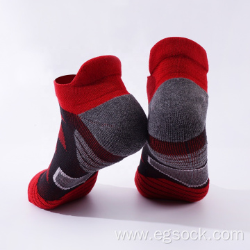 Cotton nylon ankle running sport socks